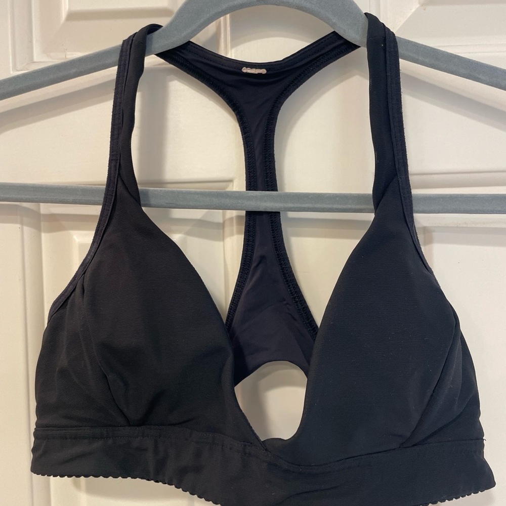 lululemon athletica Black Racerback Bra